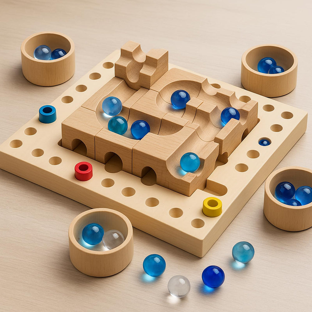 FuturePlusX dark blue marbles ideal for interactive marble games and display