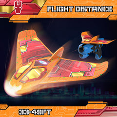Fuwidvia LED foam airplanes with night glow for enhanced daytime and nighttime flying