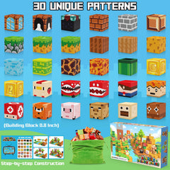 Fuwidvia Magnetic Blocks gold coins pattern highlights patterning and strategic assembly