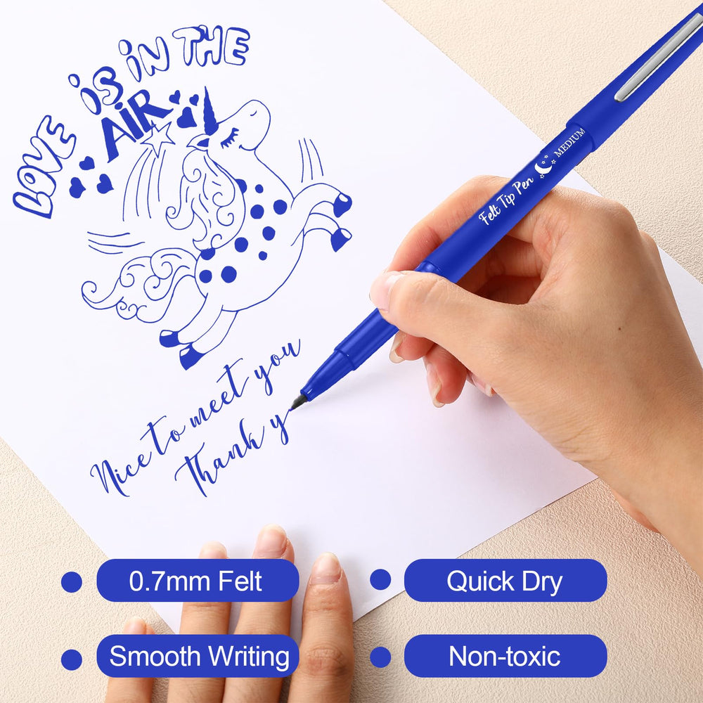Fuyoooo non-bleed ink pen preventing smudges on page