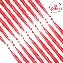 Fuyoooo red color-set pens ideal for color coding
