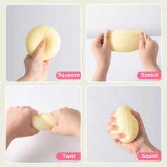 FUYUANLIEV green dumpling squishy makes a cute, gift-ready desk companion