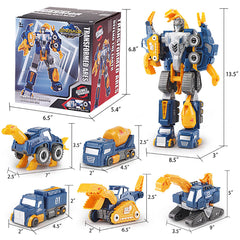 Fuzzy Pixie magnetic torso assembly enables easy play resets and repetitive transforms.