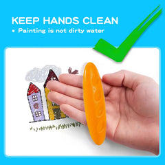 FXYRTKLCZ washable crayons, safe for toddlers and quick fabric cleanup