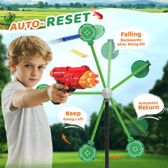 Fygurso rotating target assembly showcasing upgraded stability.