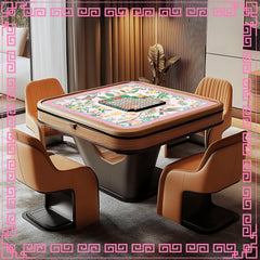 FYSUIMU floral pink design adds aesthetic flair to mahjong and board games