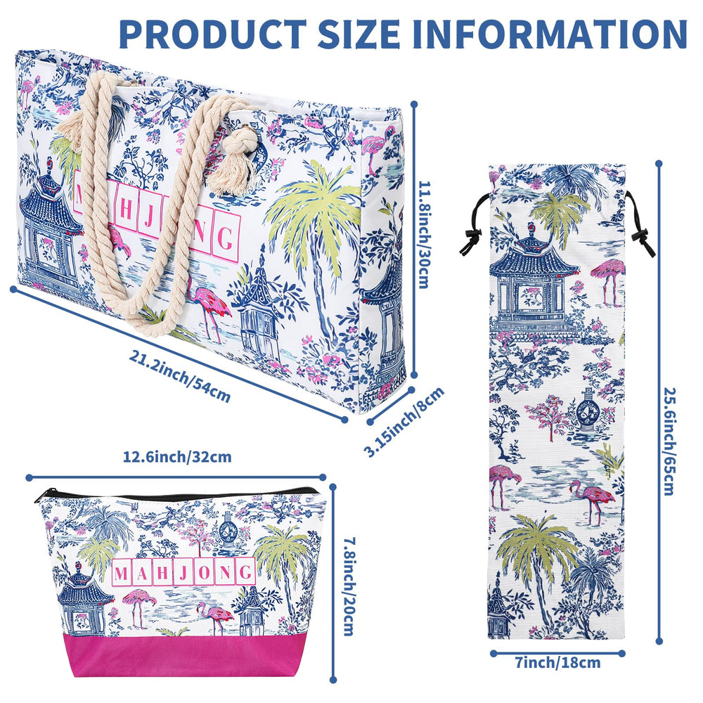 FYSUIMU mahjong tiles bag keeps tiles organized and easy to carry