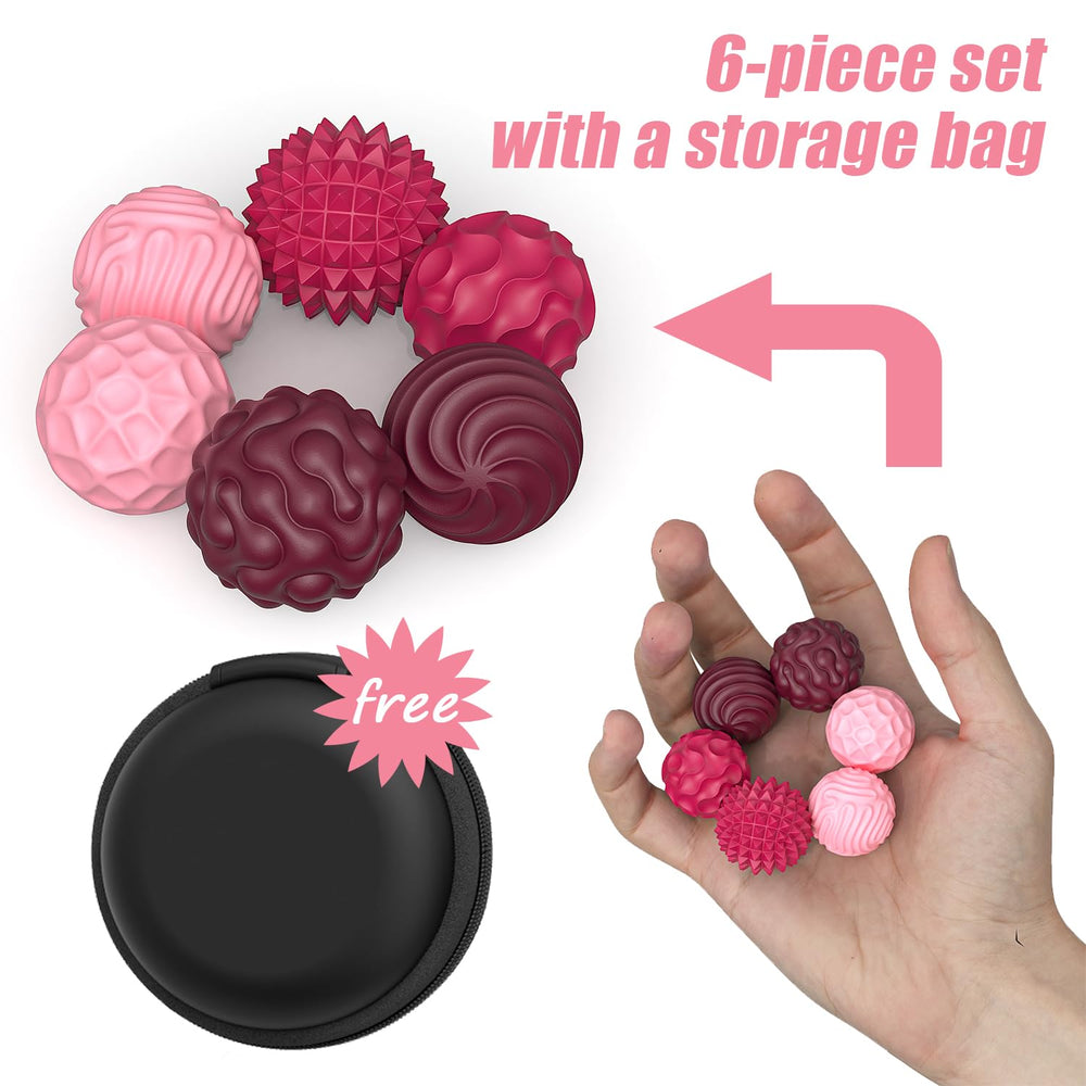 FZChenrry fidget balls in use on a desk for quiet focus