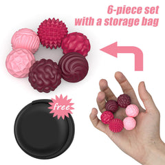 FZChenrry fidget balls in use on a desk for quiet focus
