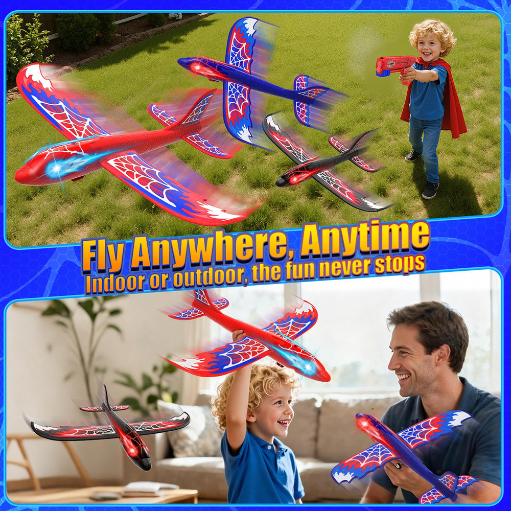 Dual-flight modes on the Fzlirou launcher enable versatile backyard stunts.