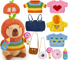 G.C 13-pcs plush toys fashion set for imaginative dress-up play and cuddles.