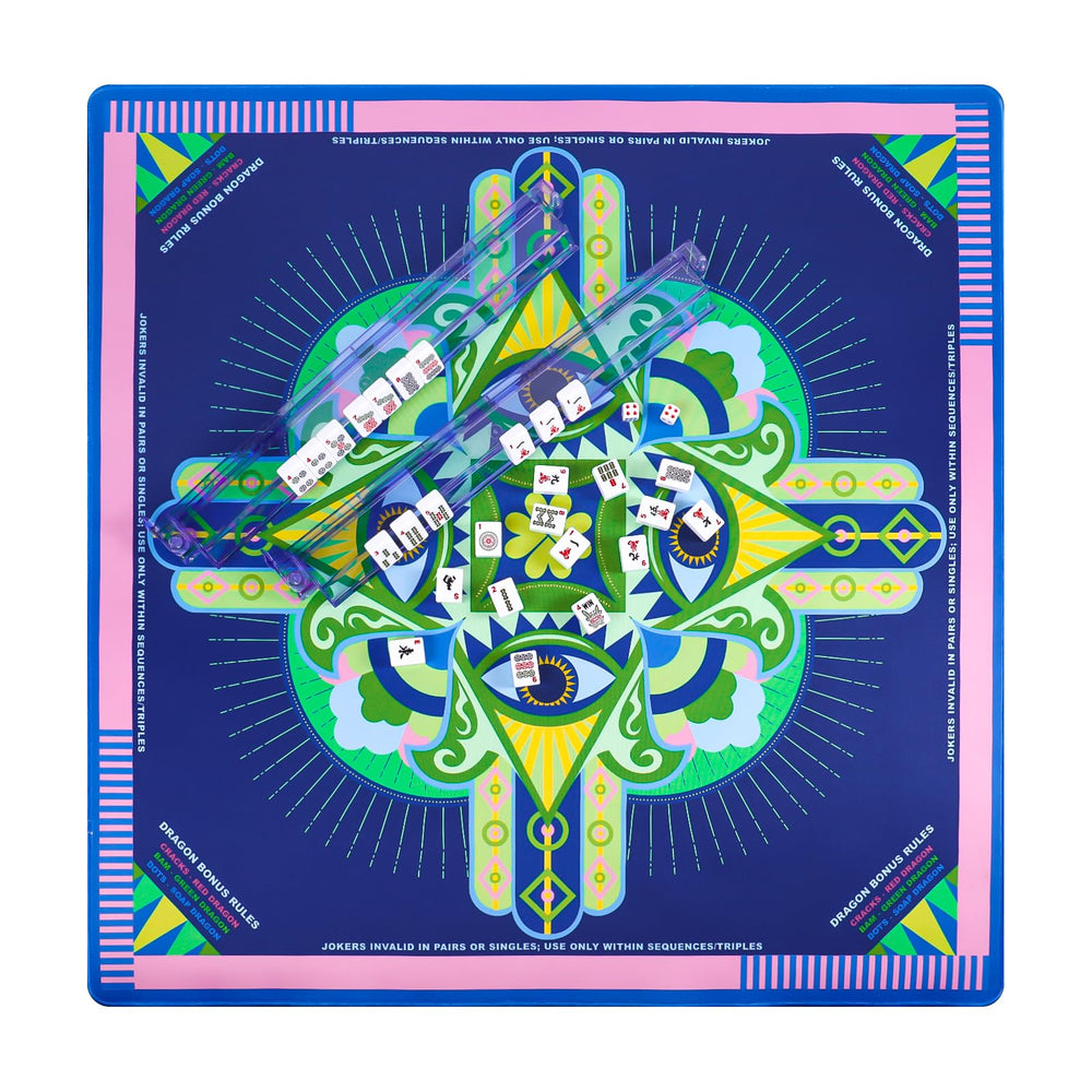g00d4u Mahjong mat 33x33 dimensions fit American play