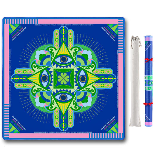 g00d4u Mahjong mat rolled for crease-free premium storage and easy gifting