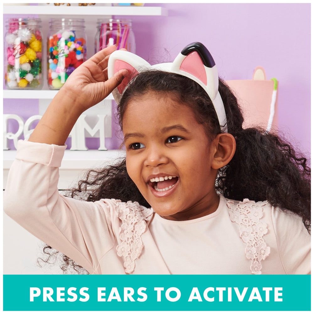 Gabby-dollhouse magical ears right-press plays music and show sounds.