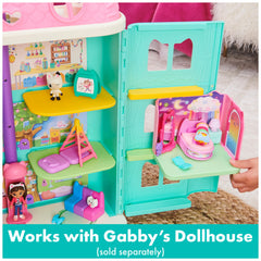 Gabby’s Dollhouse mirror swivels for quick, interactive play moments