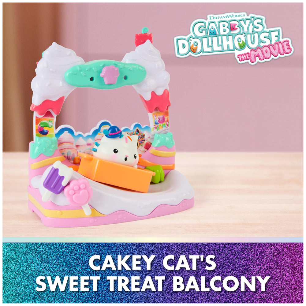 Gabby's Dollhouse wobbly cherries decorate the balcony for tactile fun