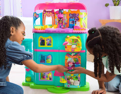 Gabby’s Dollhouse two surprise deliveries: cake and trophy