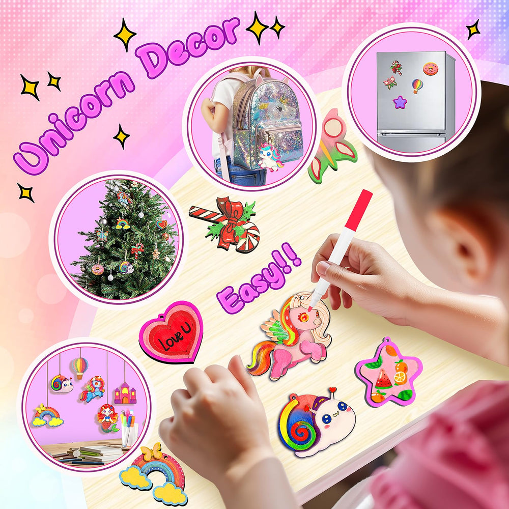 Gadetouq painted wooden magnets inspire creative play and storytelling