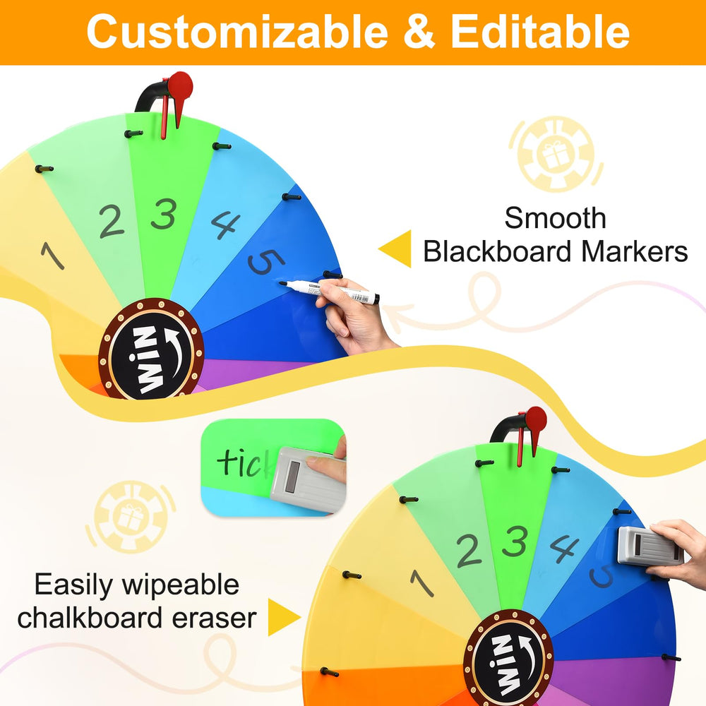 GADFISH erasable marker and chalkboard eraser support quick edits.