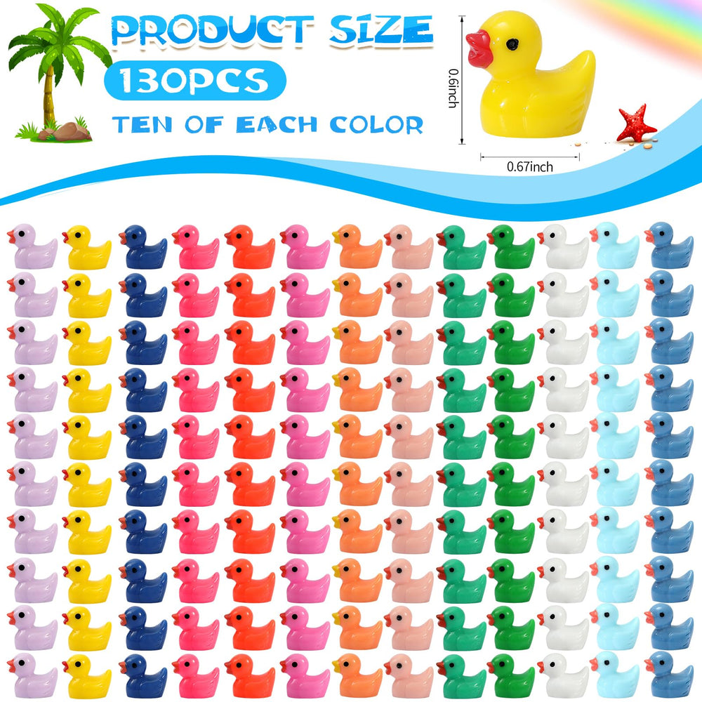 GADIEDIE miniature resin ducks for dollhouse DIY scenes and landscapes