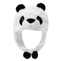 GADMEXILY Plush Panda Hat back view shows fluffy plush.