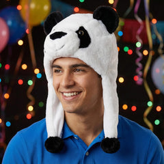 GADMEXILY Panda Hat inner lining gives soft comfort.
