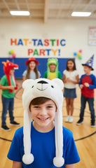 GADMEXILY ultra-soft plush hat with cozy interior