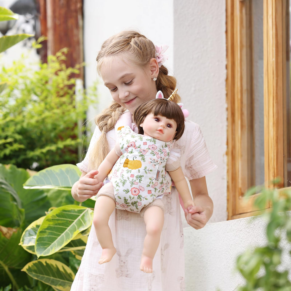 GAGAKU baby doll carrier with adjustable straps for a secure fit.