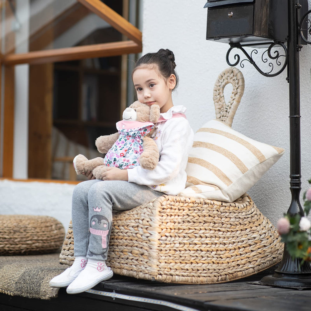 GAGAKU pink leaf carrier with non-slip strap secures playtime.