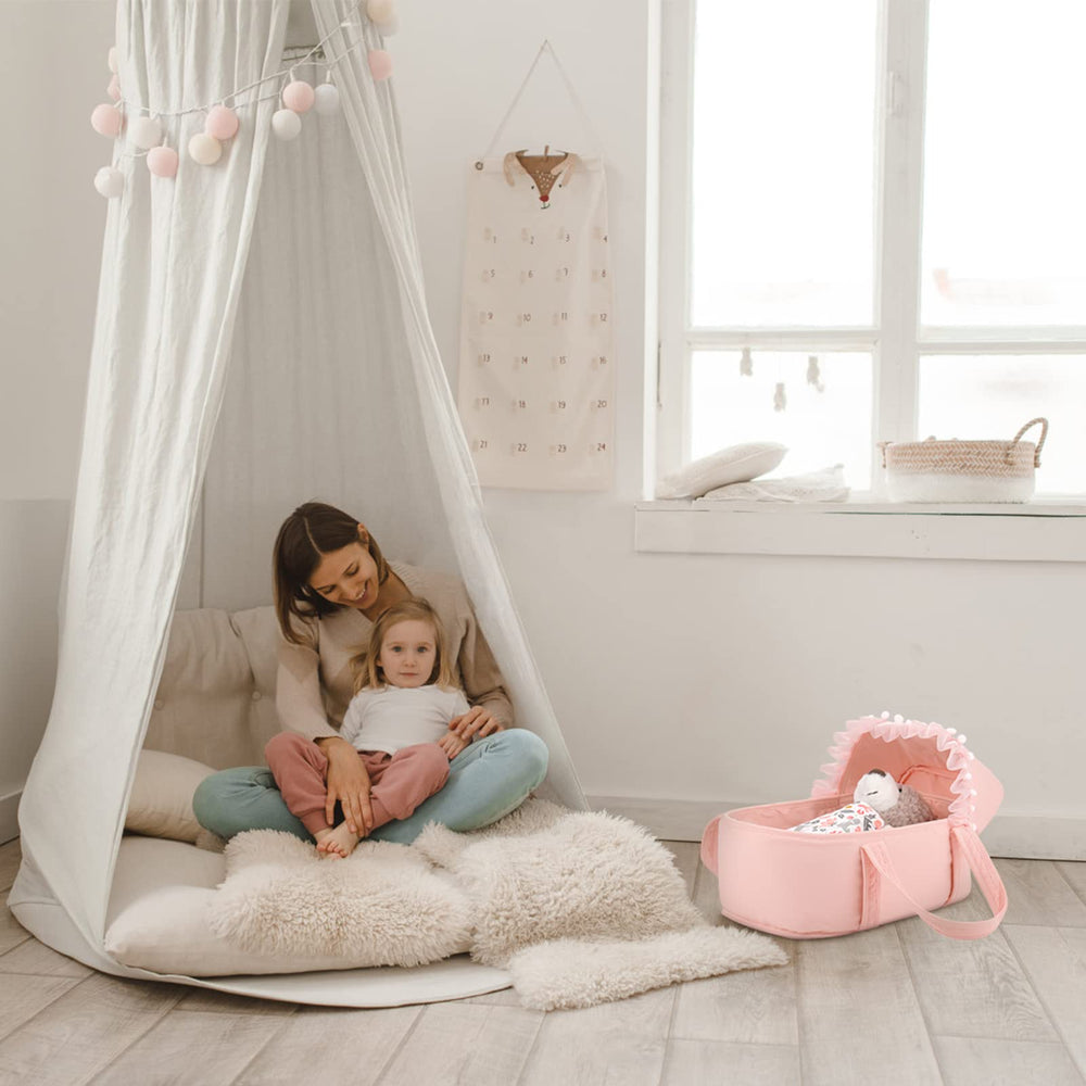 GAGAKU cot shell fabric is soft cotton with a durable, gentle touch.