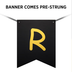 GAGAKU pre-strung-banner saves setup time for quick party decor