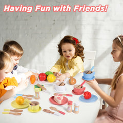 GAGAKU 27-piece set with plates and cups, ideal for role-play.