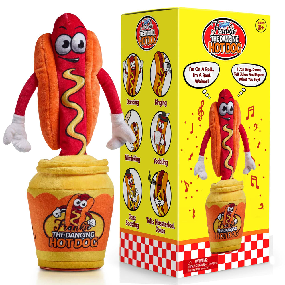Gagster Dancing Hot Dog sings for family entertainment.