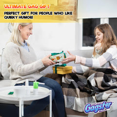 Gagster office party chicken toy adds fun to social events.