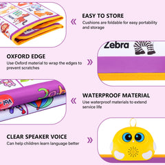 GaHoo alphabet wall chart touch-activated letters and numbers engage senses