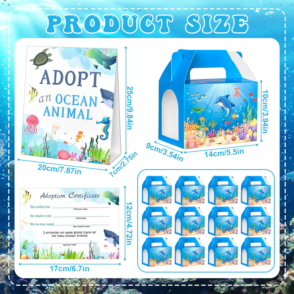 Gaiaring Adopt-A-Sea theme boxes add vibrant table décor