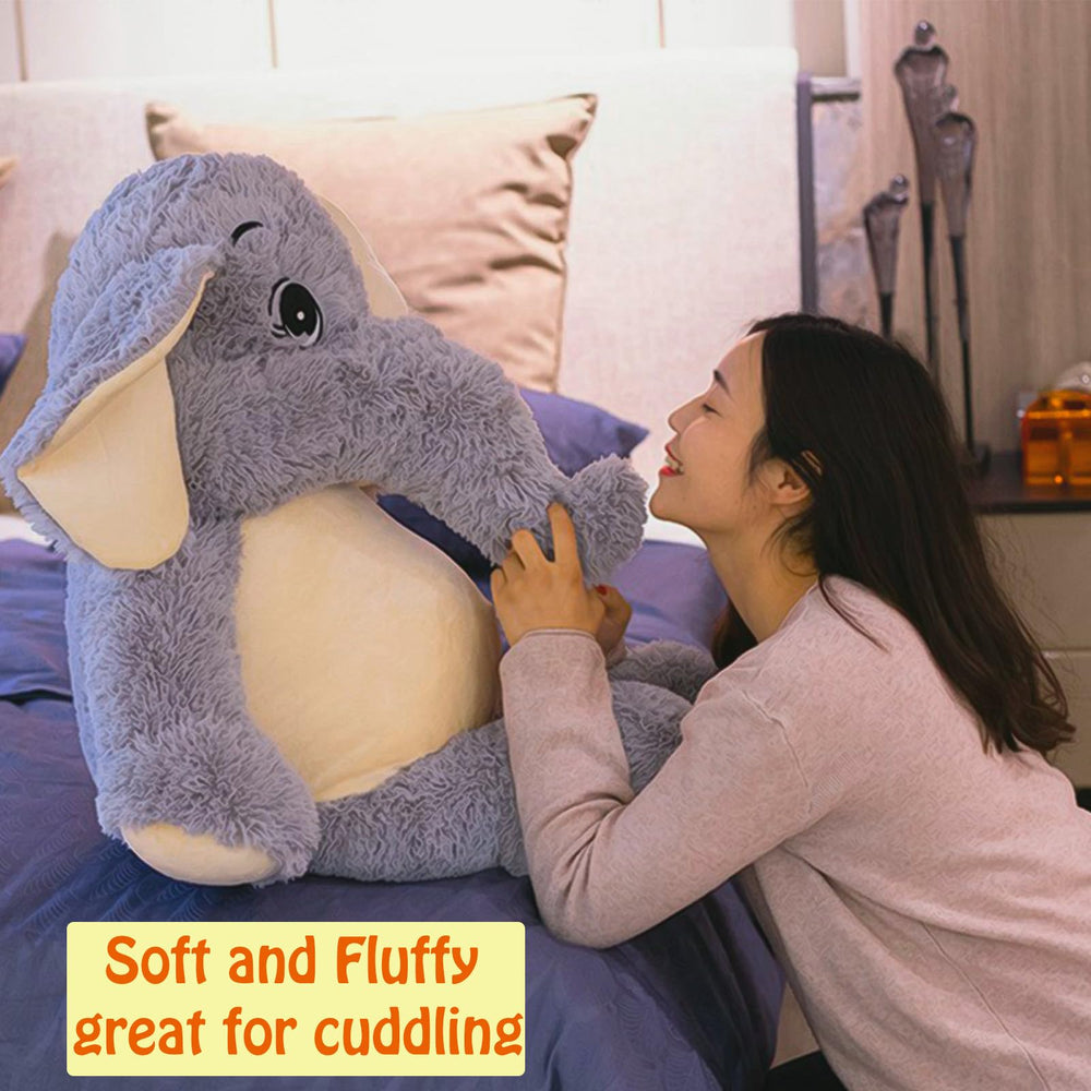 GailiMaiYa giant plush buddy for TV time and relaxation.