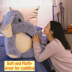 GailiMaiYa giant plush buddy for TV time and relaxation.