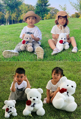 GailiMaiYa white teddy bear offers a warm, premium feel.