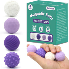 Gairssda stylish magnetic sensory balls in vibrant colors for discreet stress relief