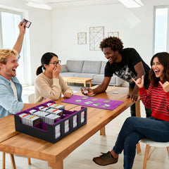 GAISTEN purple storage box blends style with practical deck organization.