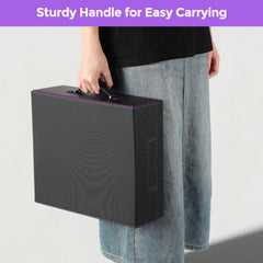 GAISTEN waterproof PU exterior with microfiber interior protects cards during travel.