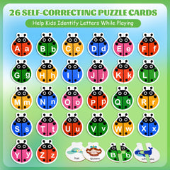 GAKICO Ladybug letters and words Montessori cards for matching