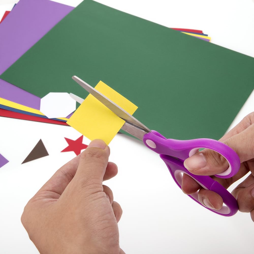 Galadim rounded-tip kids scissors, 7 inches, safe for classroom crafts.
