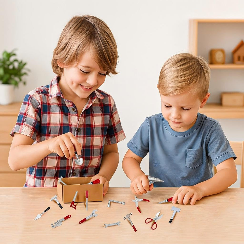 GALAOMA dollhouse garden tools set brings vibrant, imaginative yard maintenance displays.