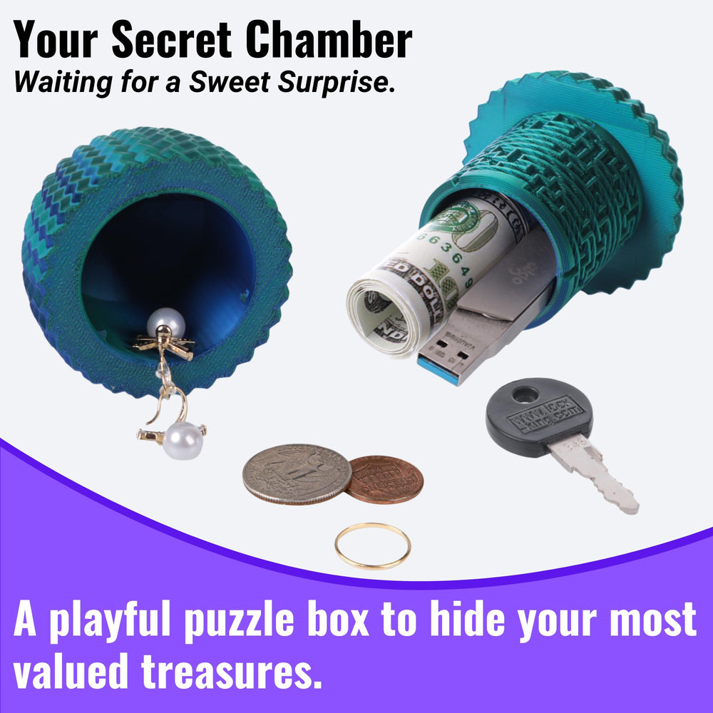 Vertical cash compartment safely holds bills or gift cards for gifting