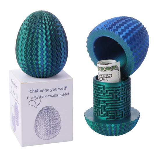 Galapopo Mystery Egg Puzzle Box outer maze hint engages curious minds for gifting