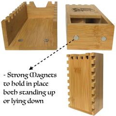 Galdor's Guild bamboo grain detail showcases craftsmanship and durable construction.