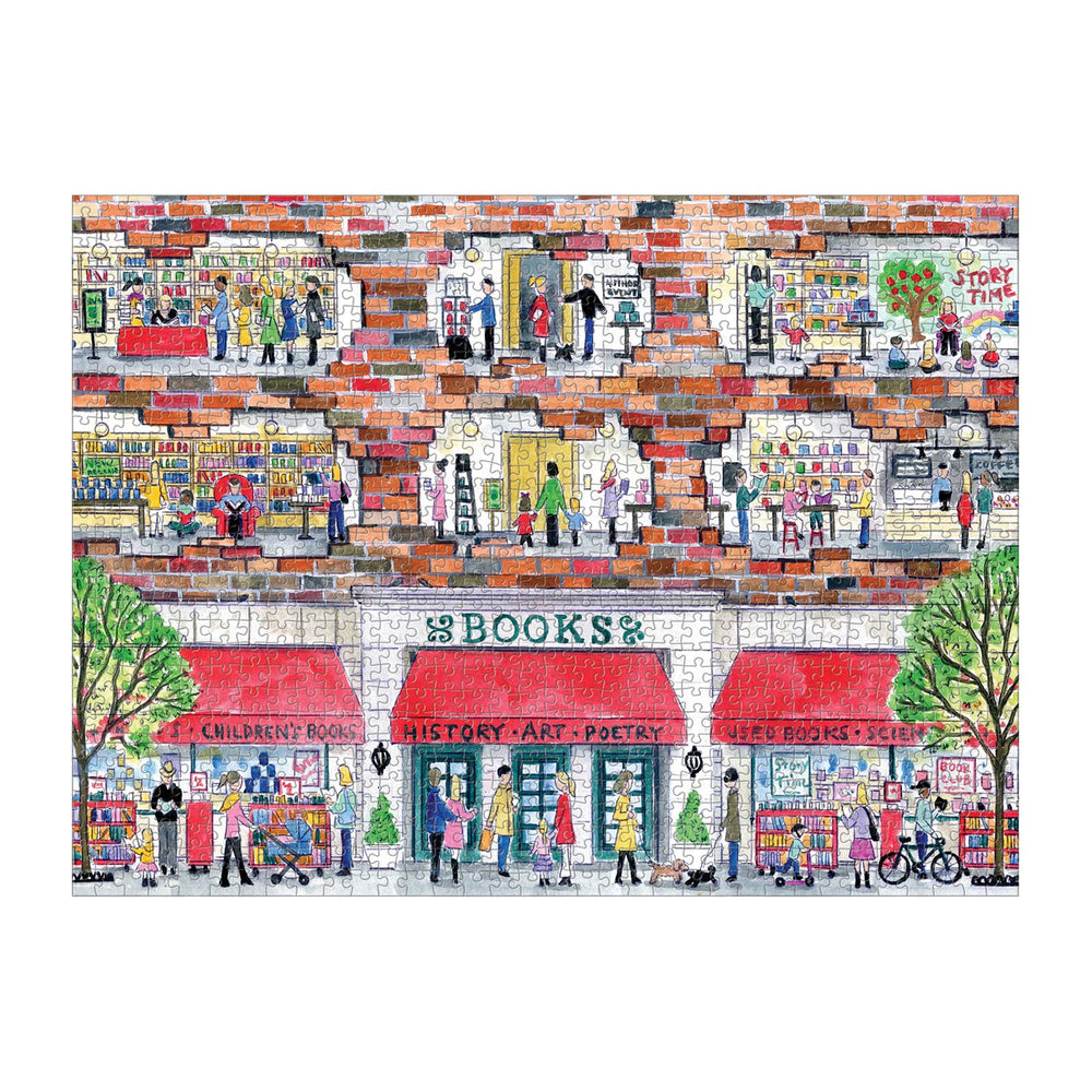 Galison puzzle insert included for reference as you assemble the image
