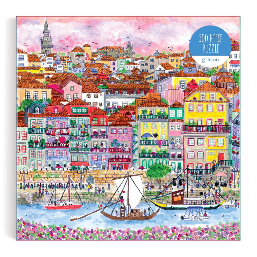 Galison Colors of Porto puzzle Portuguese architecture detail for cultural charm